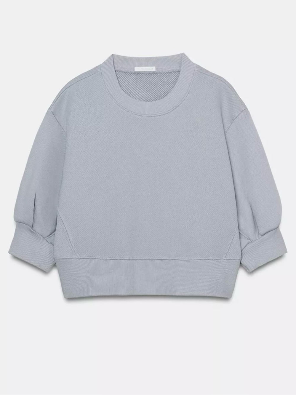 NWT ZARA VOLUME CROPPED SWEATSHIRT - Picture 5 of 7